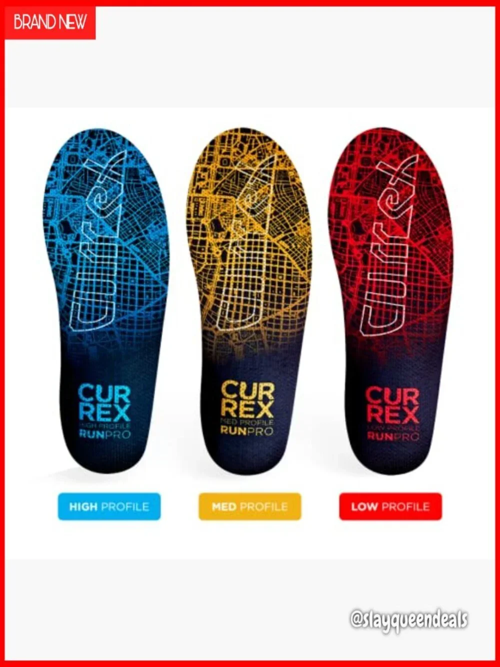 RunPro Insoles for Running Shoes, Arch Support Inserts, Size XL